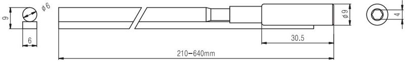 2 Way Truss Rod